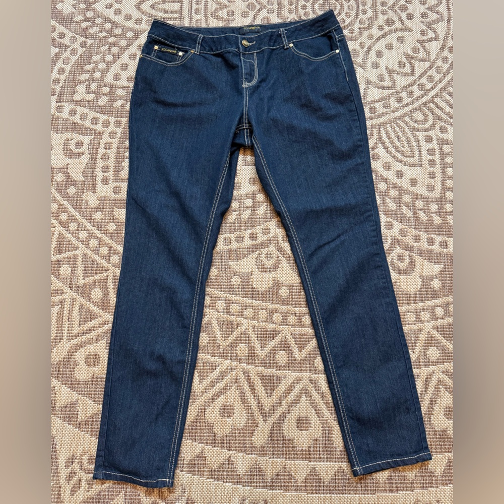 Rocawear Womens Embroidered Jeans Plus 18W Y2K Hip Hop 2006 Embroidered Jay-Z